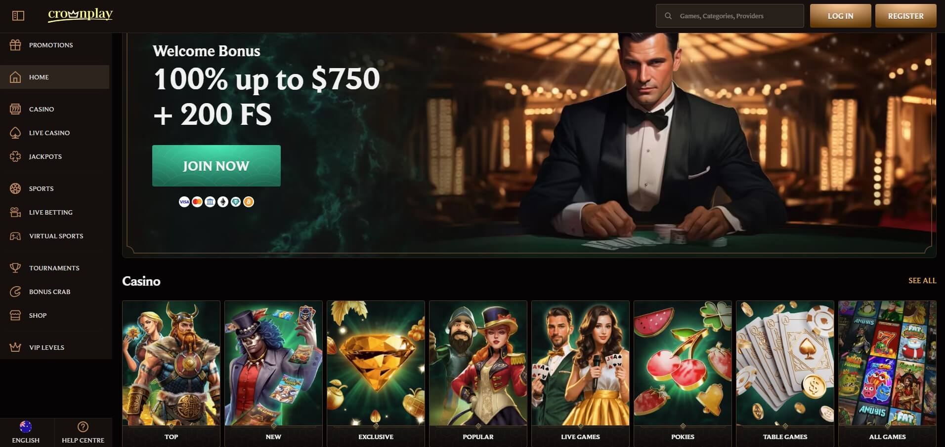 CrownPlay Casino preview